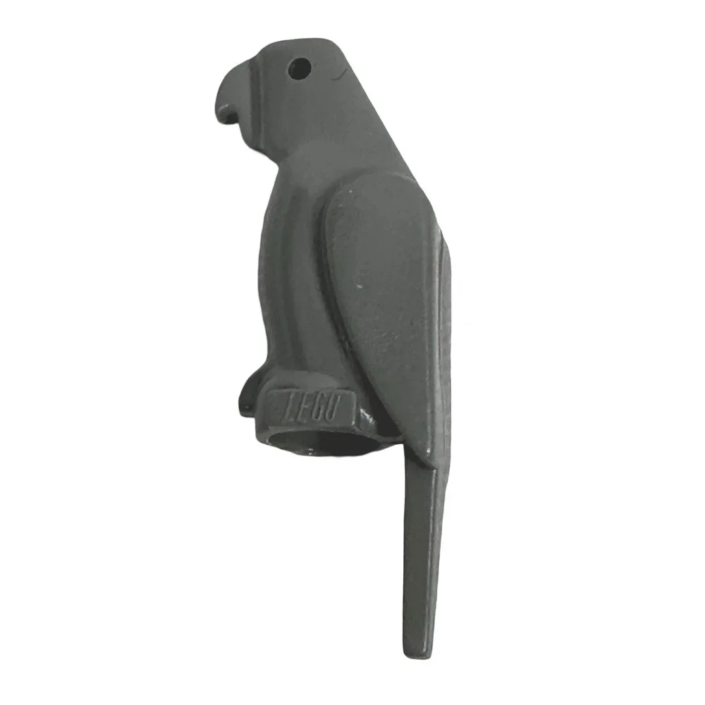 LEGO Animal Minifigure Accessories Dark Gray Parrot 2547 and Black Snake 30115